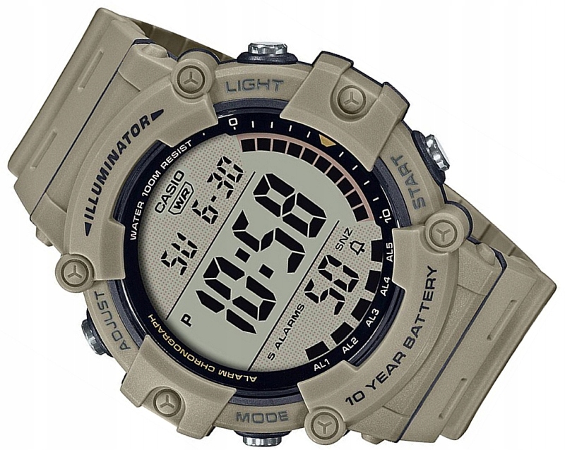 Pánské hodinky - Casio AE-1500WH-5A Digital Sport WR100 Box Watch