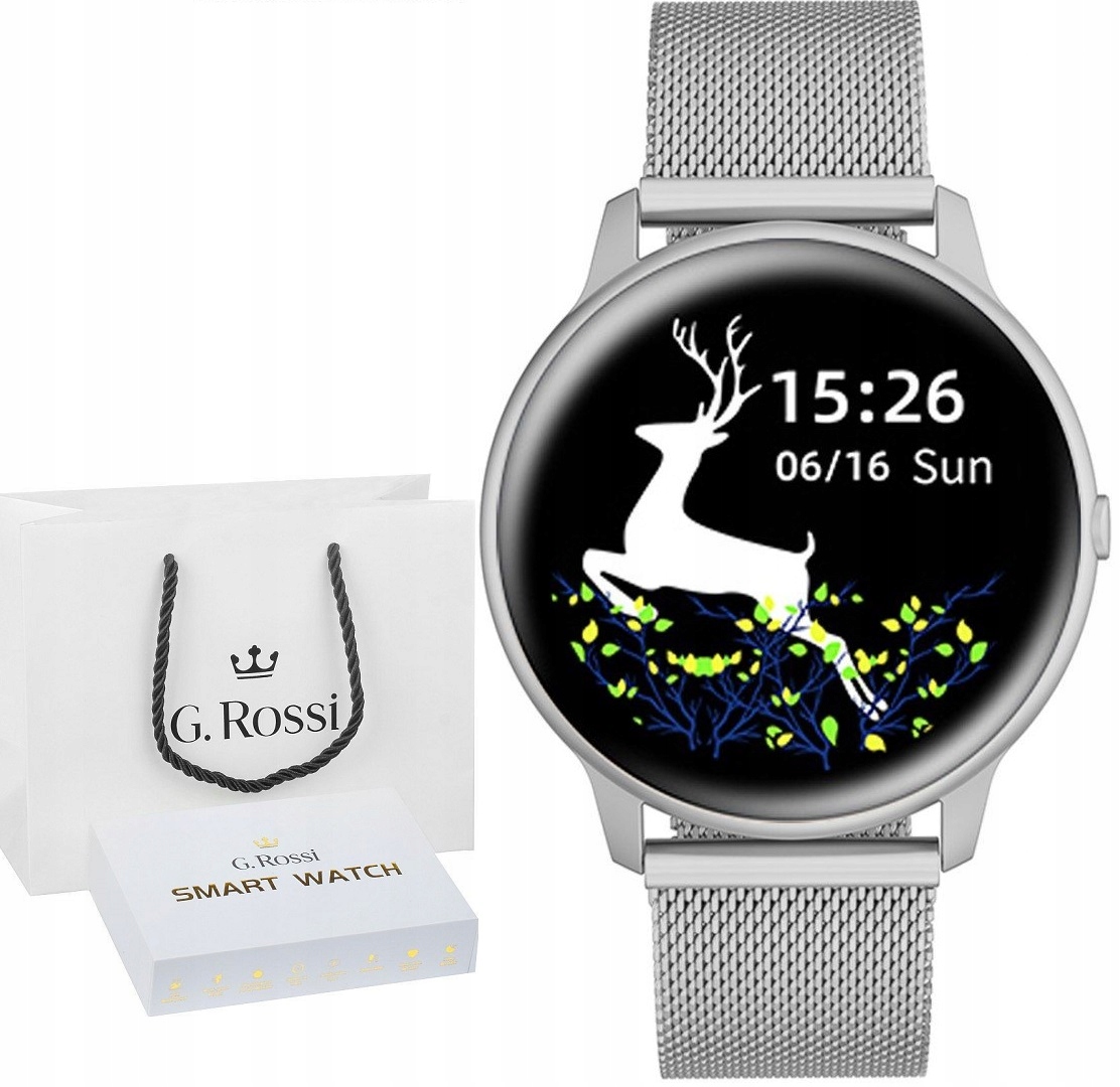 Dámske hodinky - Smartwatch G. Rossi Silver Smartwatch
