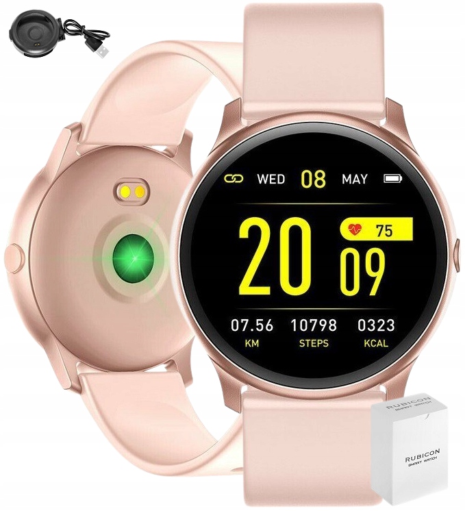 Dámske hodinky -  Dámske hodinky Smartwatch Rubicon Sen Puls SMS Box