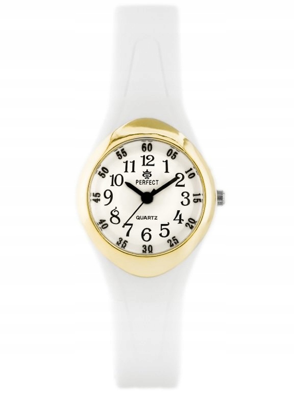 Detské hodinky - Detské hodinky Perfect A915 - Whie/Gold (ZP752G