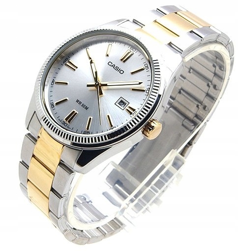 Pánské hodinky - PÁNSKE HODINKY CASIO MTP-1302PSG-7A BICOLOR DATE GW