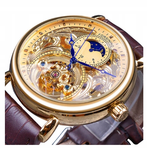 Pánské hodinky - Pánske Watch Forsing Mechanical Skeleton 6