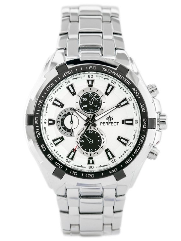 Pánské hodinky - Men's Watch Perfect - Milton - Silver (ZP112f)