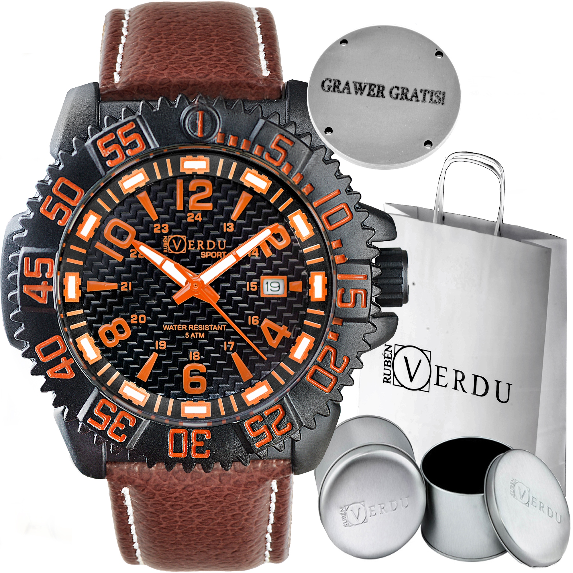 Pánské hodinky - Ruben Verdu RV14 Sport Multikolor Men's Watch!