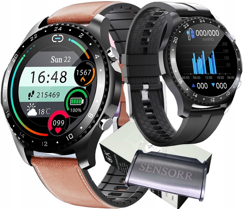 Pánské hodinky - Pánske hodinky Smartwatch EKG TLAKOVÝ PIELOMOMOMOMOMOMOM