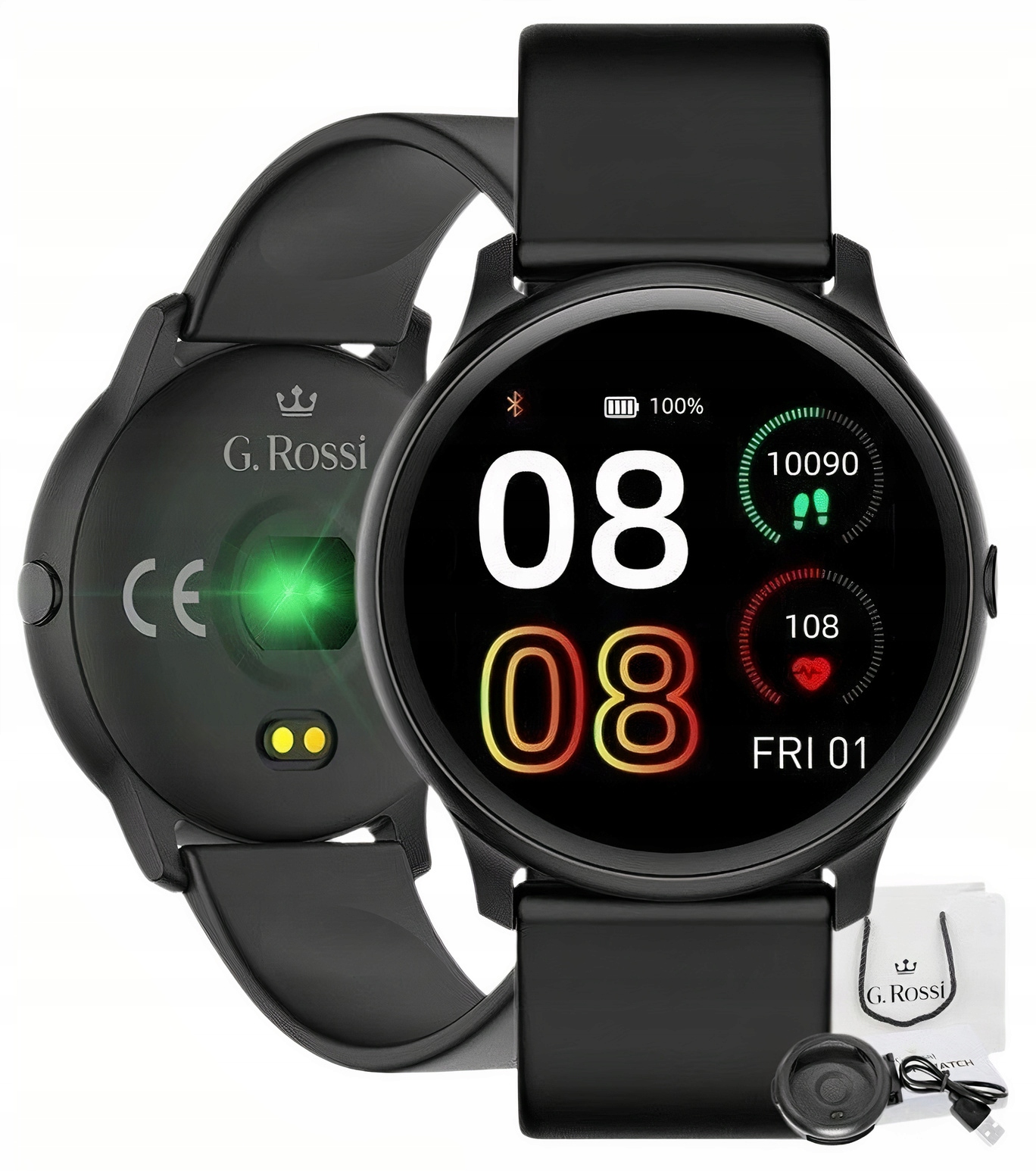 Pánské hodinky - Pánske hodinky Smartwatch G. Rossi pulzs tlak