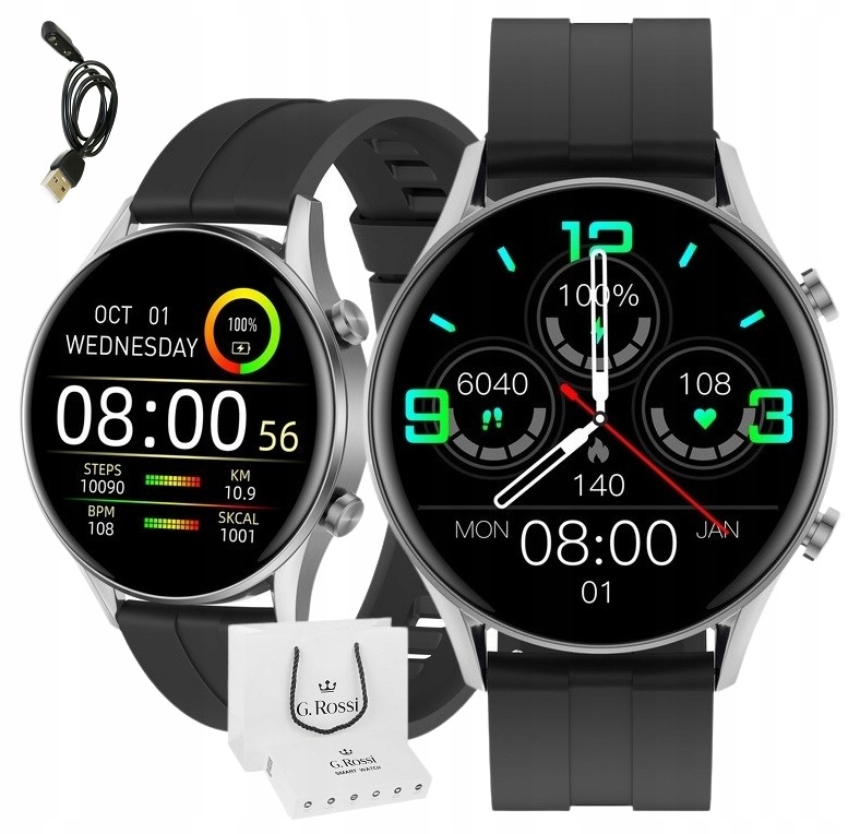 Pánské hodinky - Pánske hodinky Smartwatch G. Rossi Conversations 290 MAH