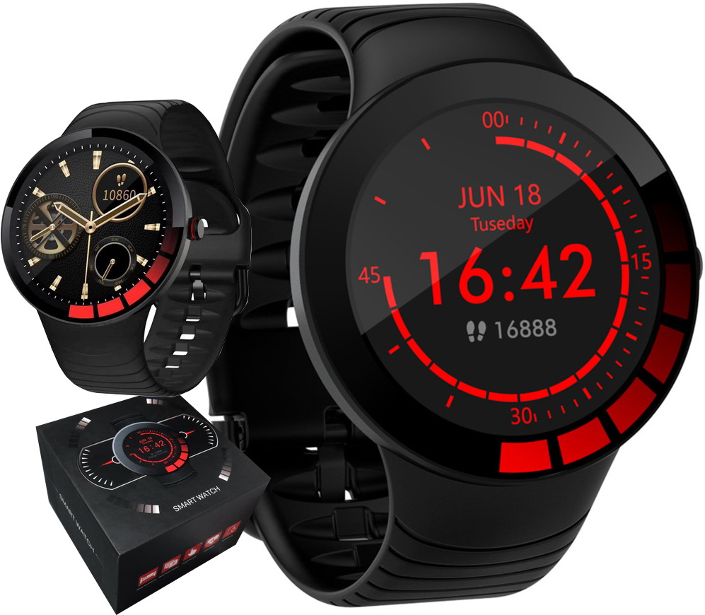 Pánské hodinky - Pánske hodinky Smartwatch Puls SMS nepremokavé IP68