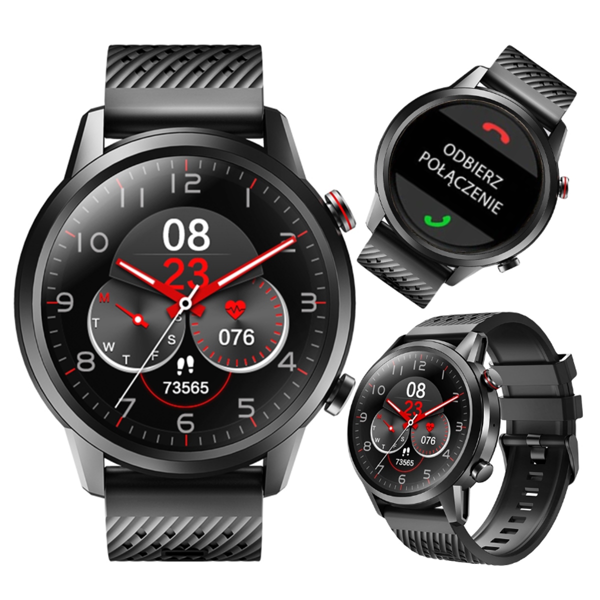 Pánské hodinky - Men's Watch Smartwatch Conversatch Menu tlak pl