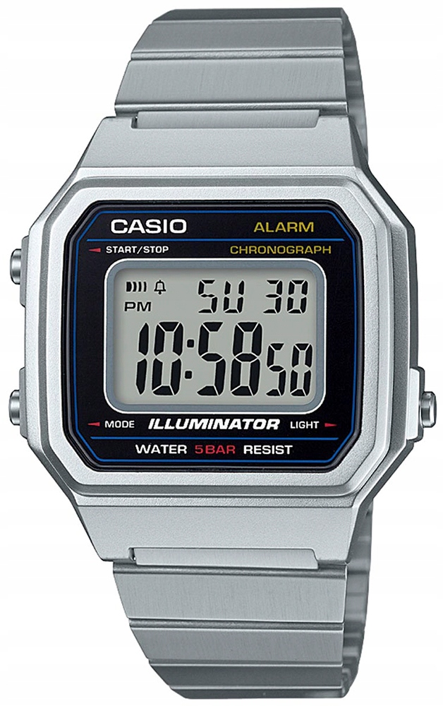 Pánské hodinky - Casio B650WD-1A Silver Watch + pokyny