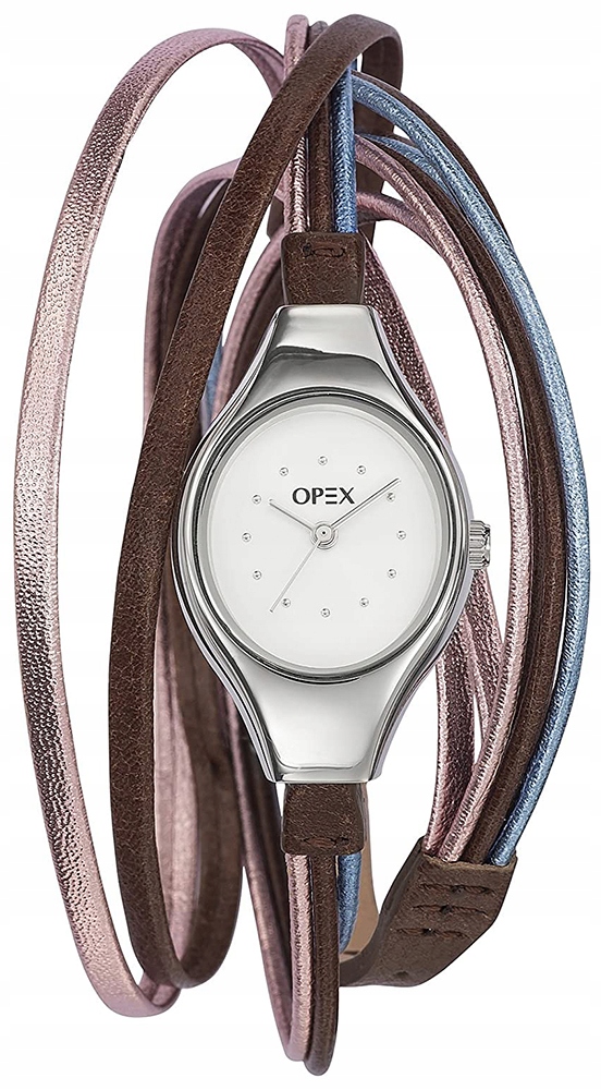 Dámske hodinky -  OPEX X2341LE4 STRIEBORNÉ HODINKY + MANUÁL