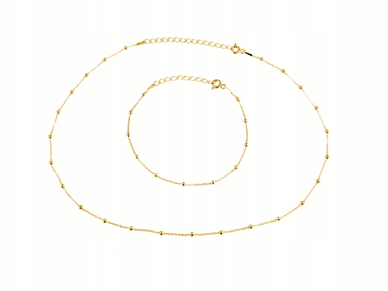 Pozlátená sada hviezd Choker loptičky guľky