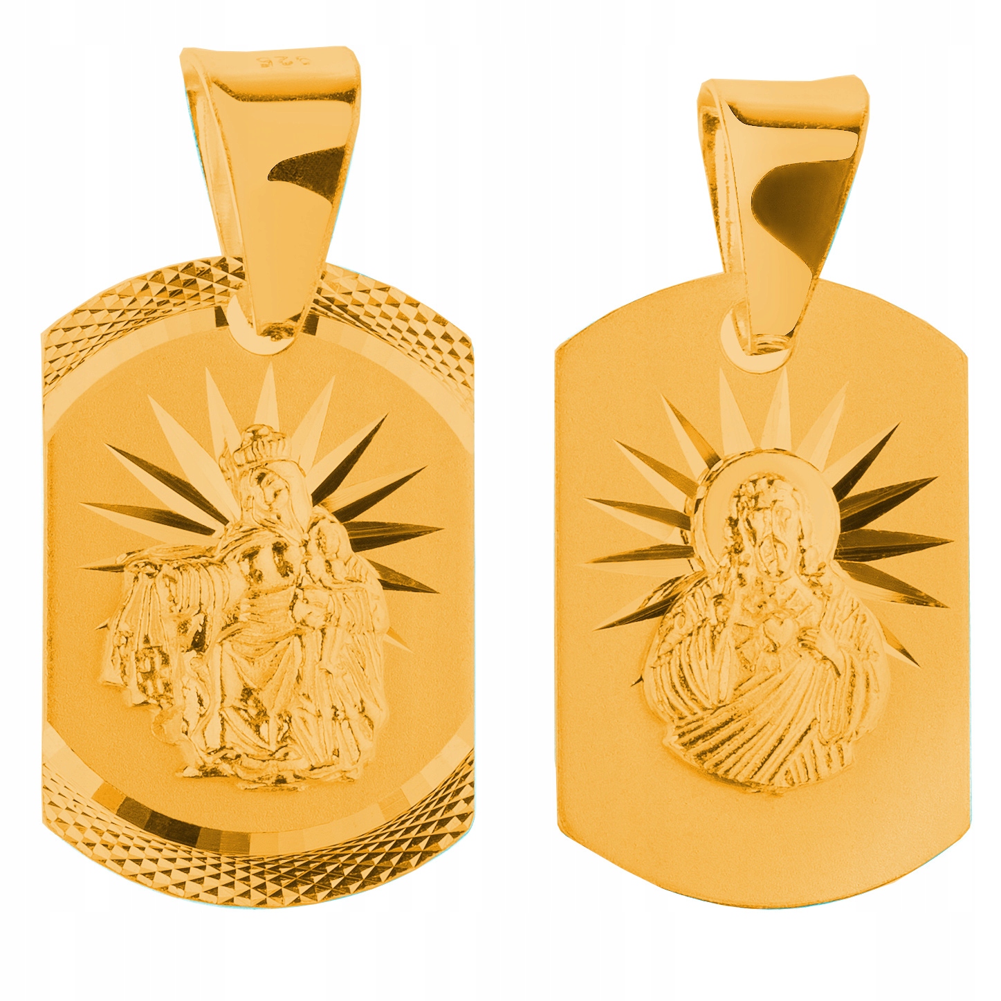 Zlatá medaila Matka Boha Scapular Silver 925