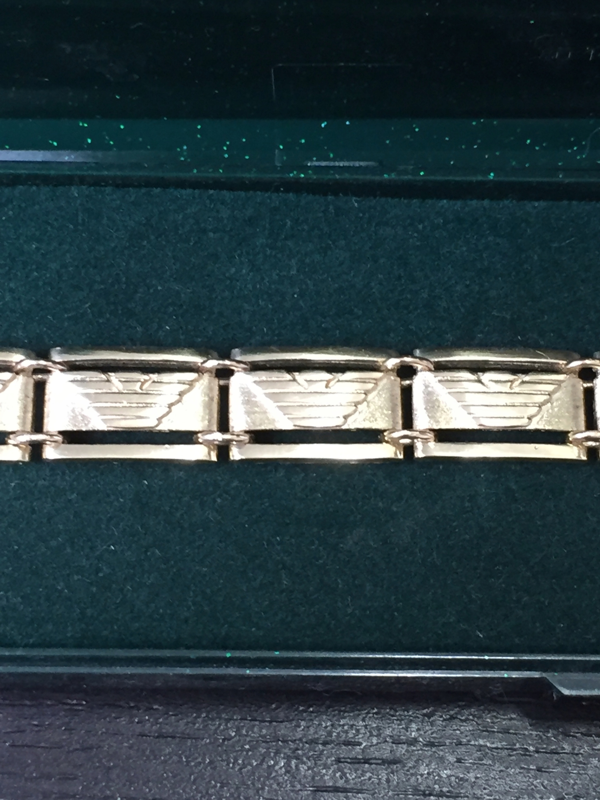 Zlatý náramok Armani 22cm Gold Gift 4550 Pln