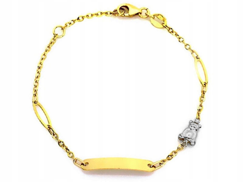 585 ZLATÝ NÁRAMOK DETSKÝ GLITTER BEAR DARČEK