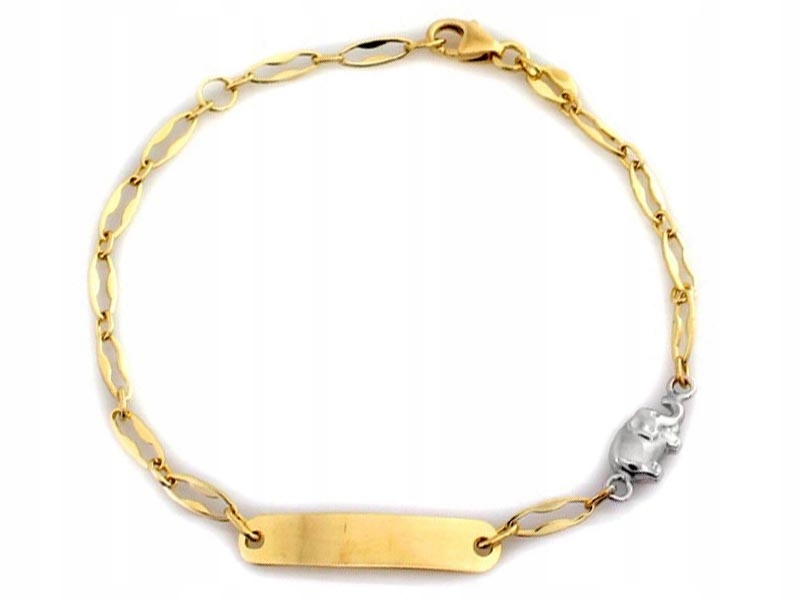 ZLATÝ NÁRAMOK 585 DETSKÉ GLARE ELEFANT 1,99g