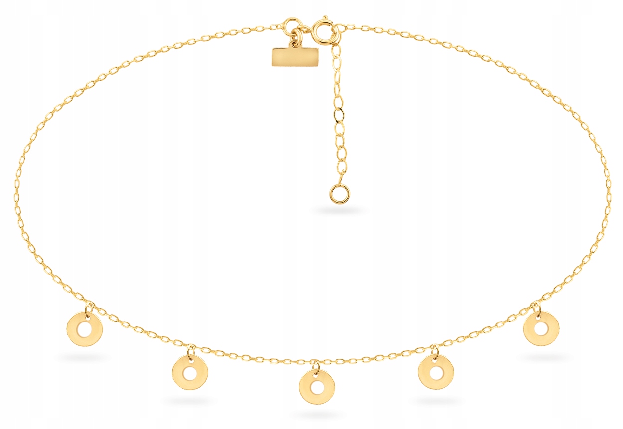 Zlatý náramok Choker Ring 585