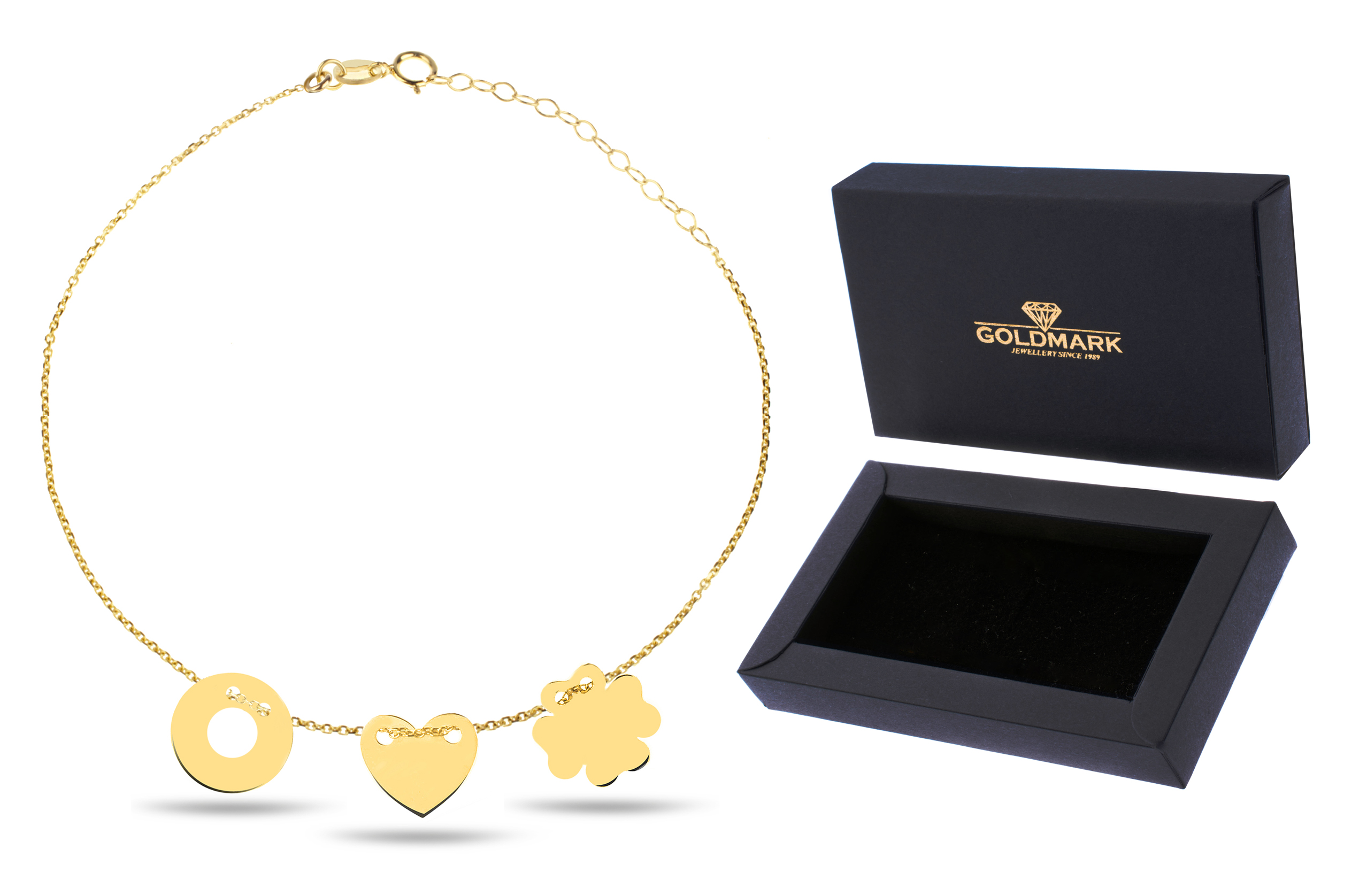 Zlatý náramok pre nohy celebrity 333 leto