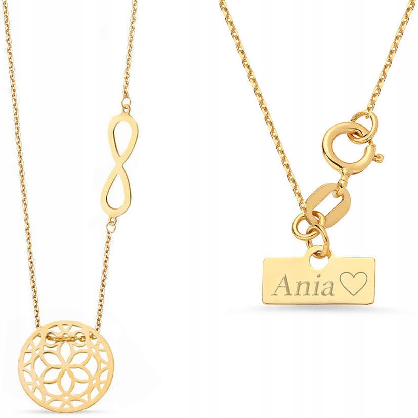 Zlatá celebrita 333 Infinity Circle