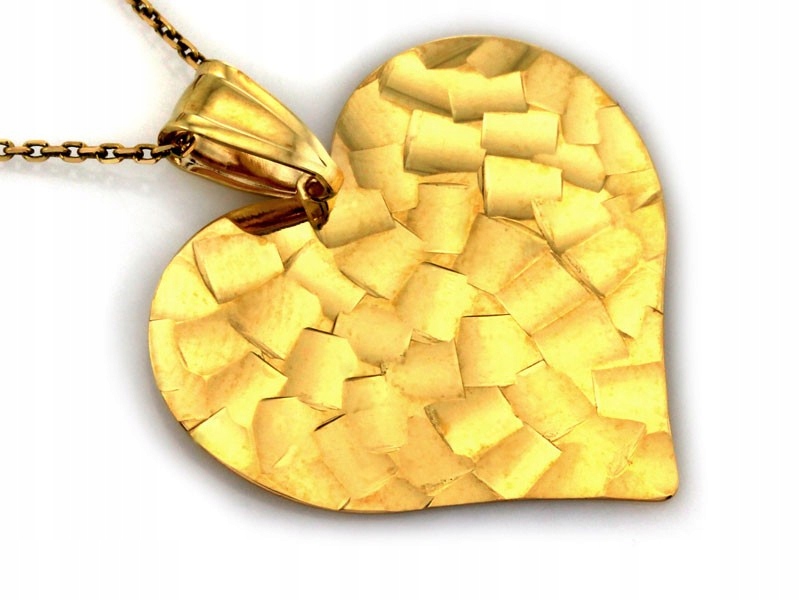 Zlatý prívesok 333 Srdce 3D Gift + Freebies