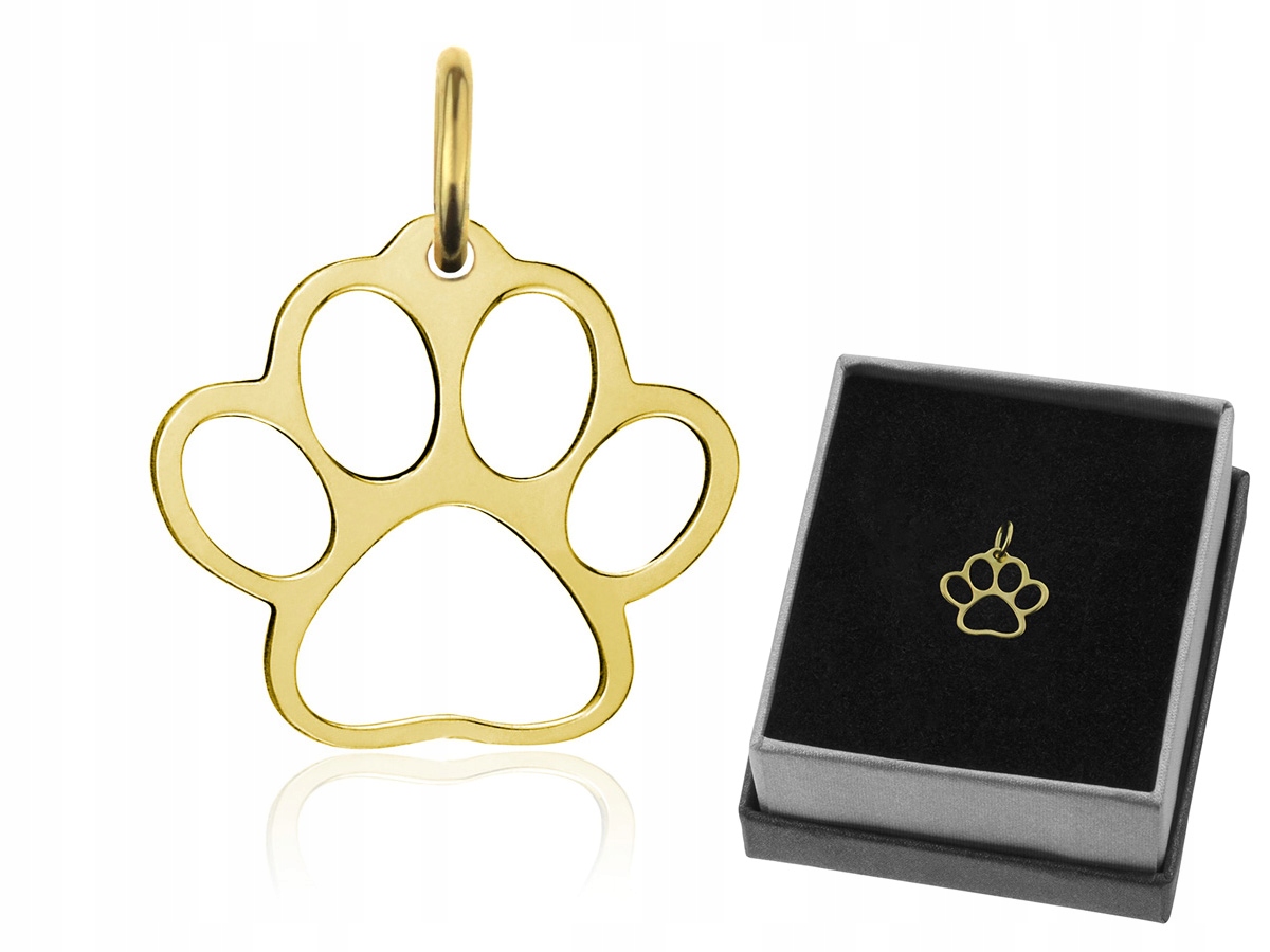 Zlatý prívesok Paw labka zlato 14k pr. 585