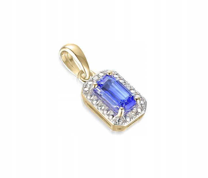 Zlatý prívesok Tanzanit Diamonds 585 Darček