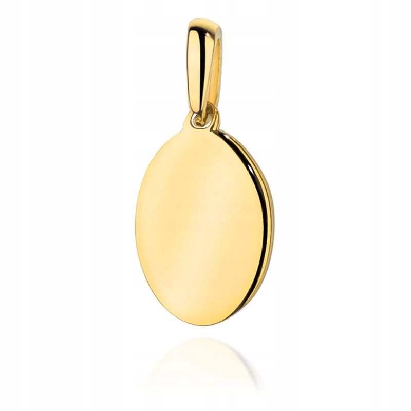 Golden Pendant Pendant Medal Gravírovanie za voľné 585