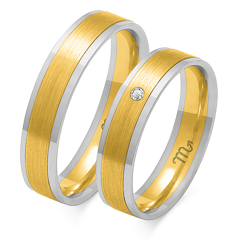 ZLATÉ ELEGANTNÉ KRÍDLA S ZIRKÓNIOU 1,5 mm idOE-86