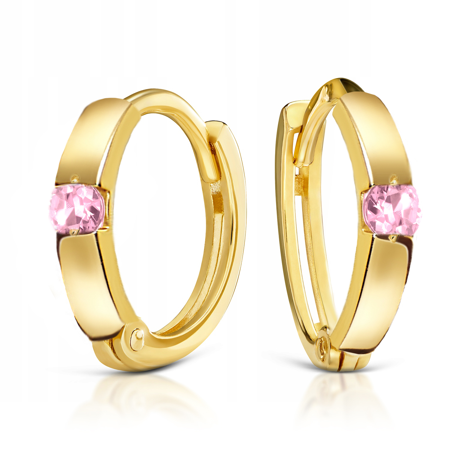 ZLATÉ NÁUŠNICE ZIRCONIA ZLATO 585 14K 2499p-3