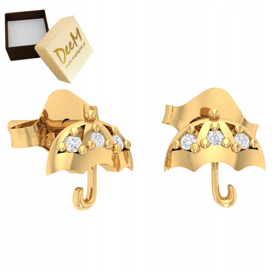 ZLATÉ DETSKÉ DÁMSKE NÁUŠNICE 333 KOMUNIKA
