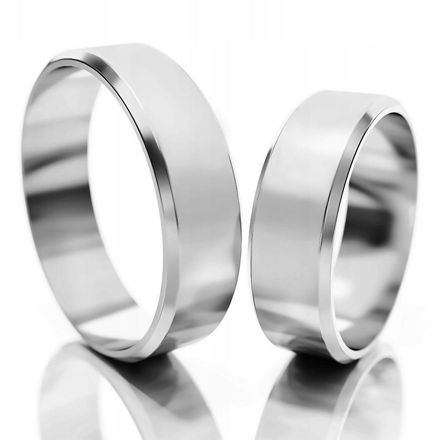 ZLATÉ SVADOBNÉ PRSTENE 333 6 MM BIELE ZLATO