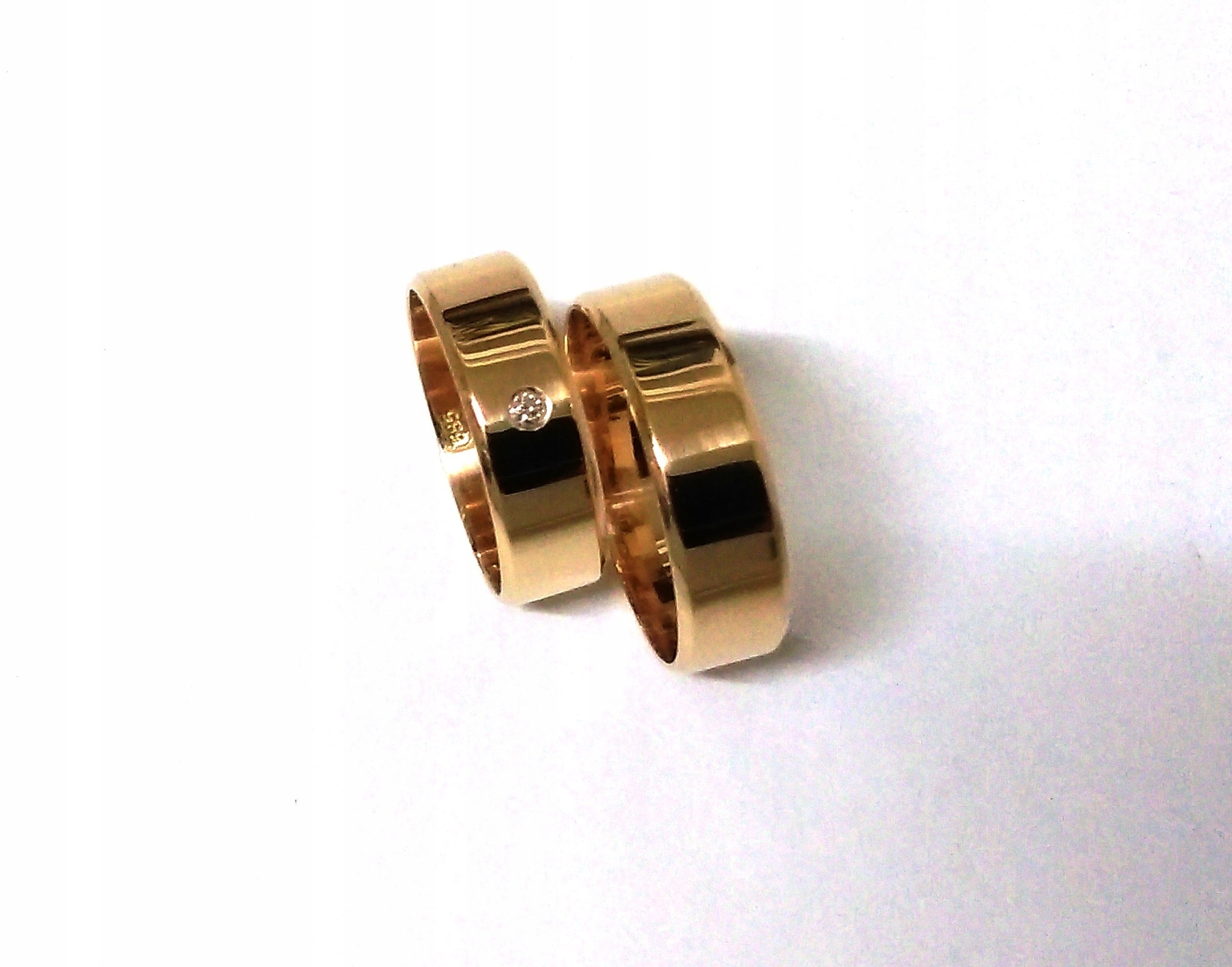 ZLATÉ SVADOBNÉ PRSTENE 585 6mm DIAMANTOVÝ VÝROBCA!