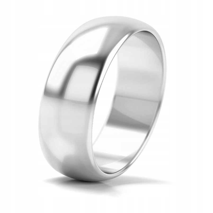 BIELE ZLATÉ SVADOBNÉ PRSTENE 6,5 MM PR.333 KRZ / B