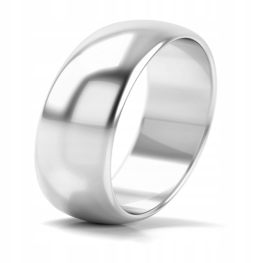BIELE ZLATÉ SVADOBNÉ PRSTENE 7,5MM PR.585 KRZ / B