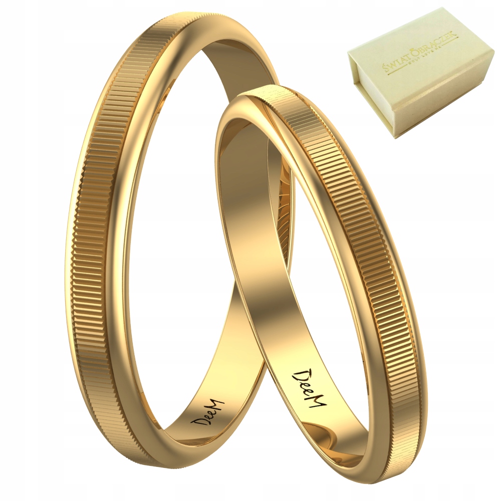 Zlaté snubné prstene Diamond PR 333 Designs