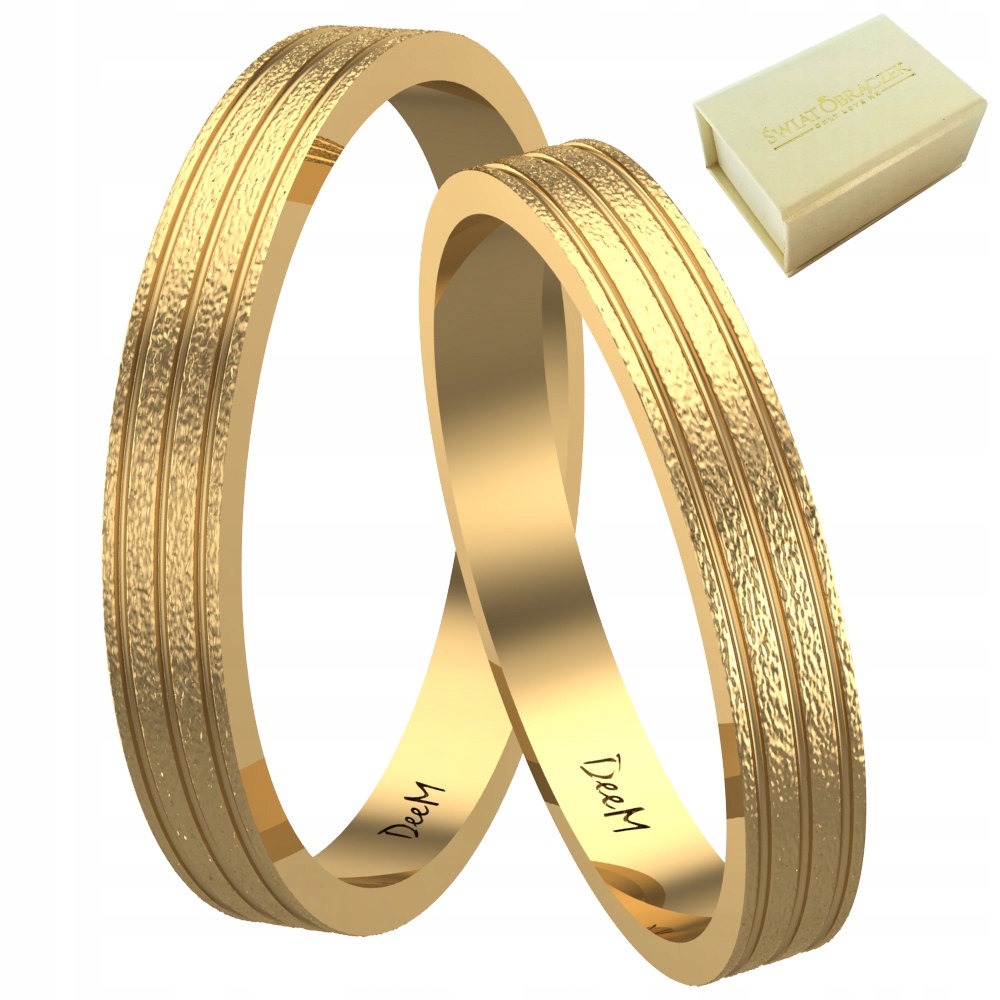 Zlaté snubné prstene Diamond Gold 333