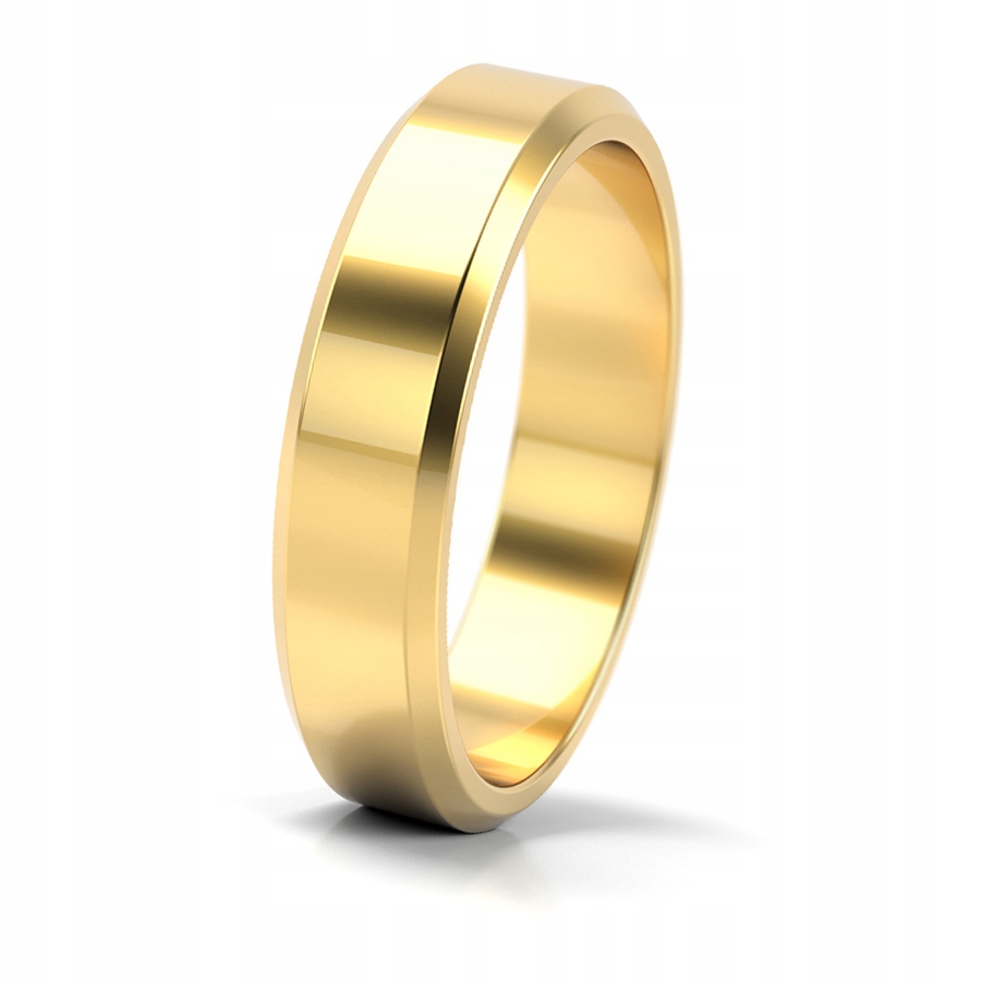 ZLATÉ ZLATÉ SVADOBNÉ PRSTENE 4,5MM 333 KRF