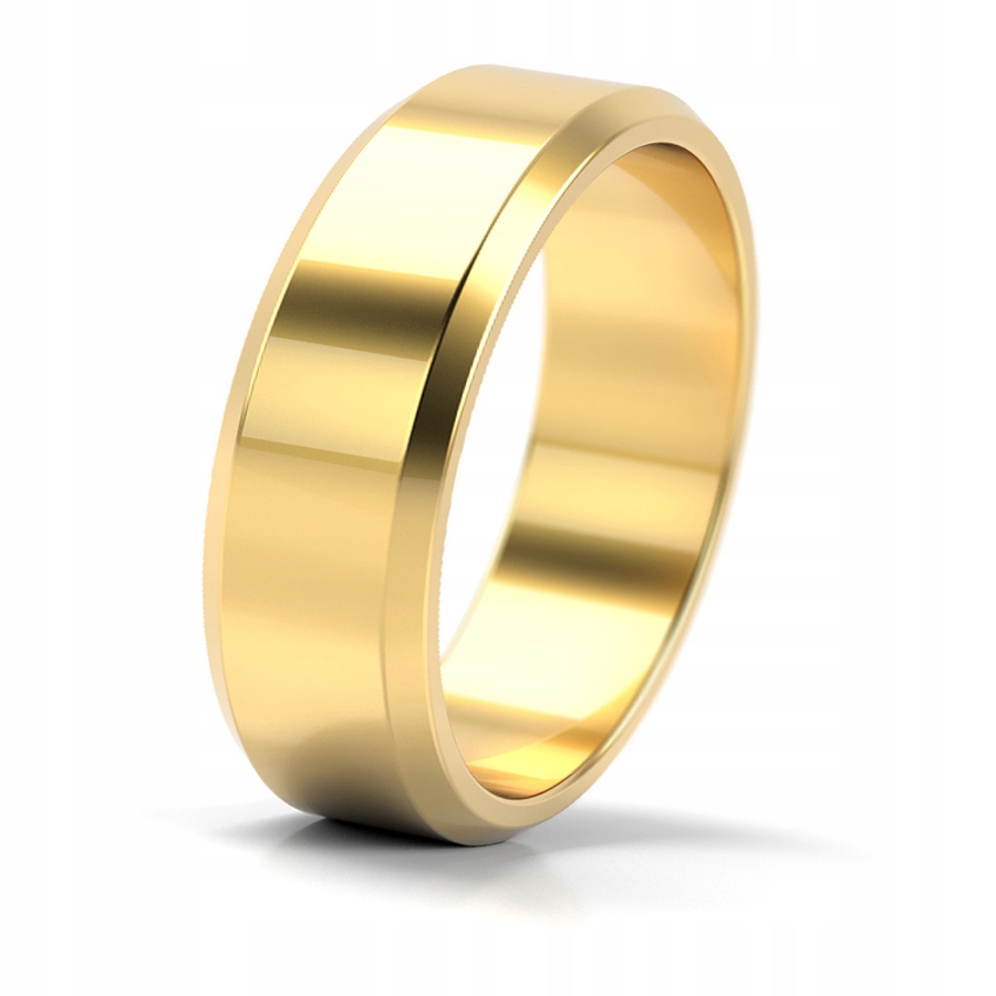 ZLATÉ ZLATÉ SVADOBNÉ PRSTENE 6MM 333 KRF