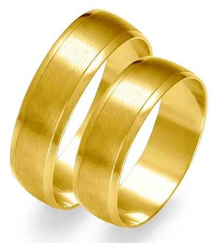 ZLATÉ SVADOBNÉ PRSTENE - skúška 333, 4mm SL44