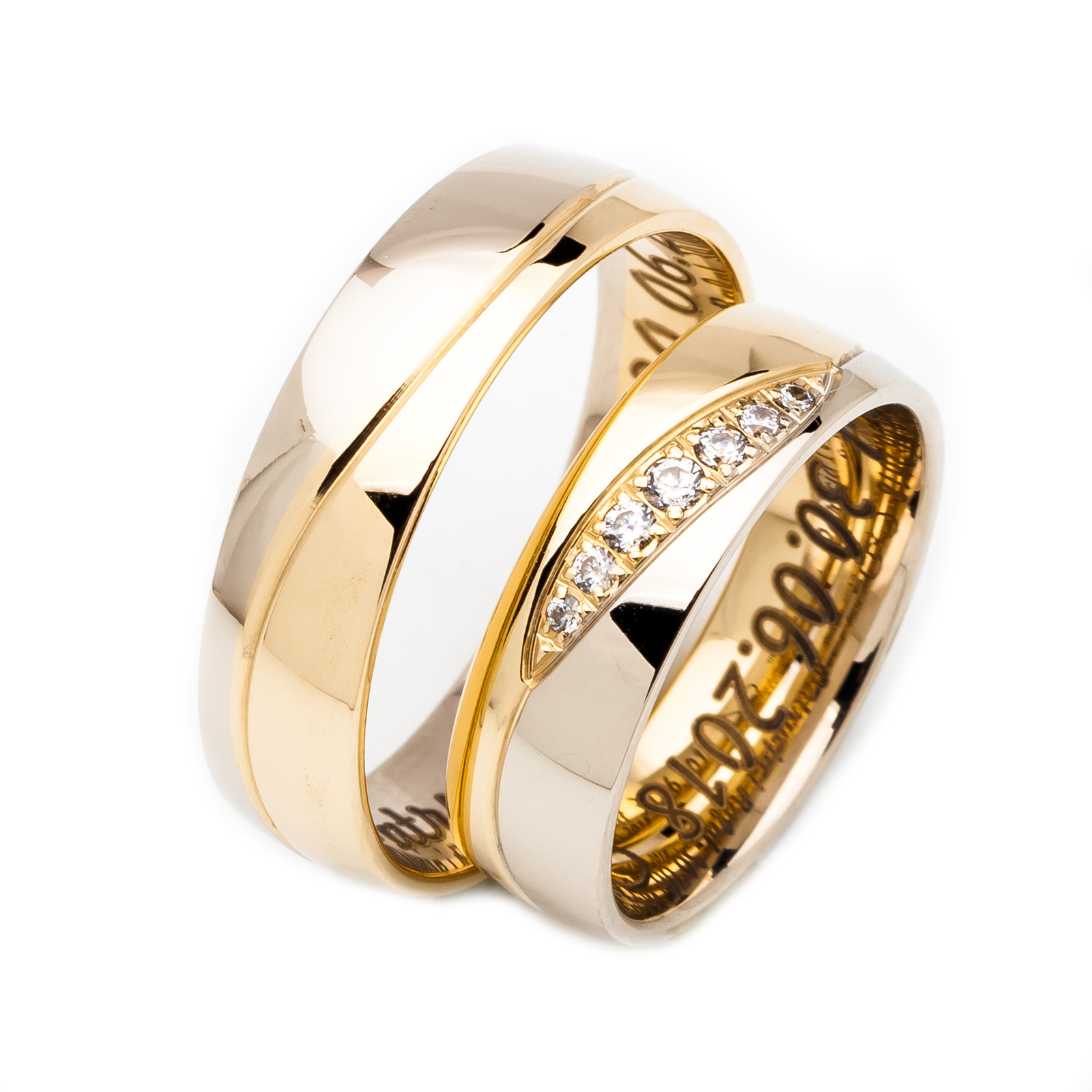 ZLATÉ KRÚŽKY S BRILIANTMI SI / H 0,12 ct id OE-216