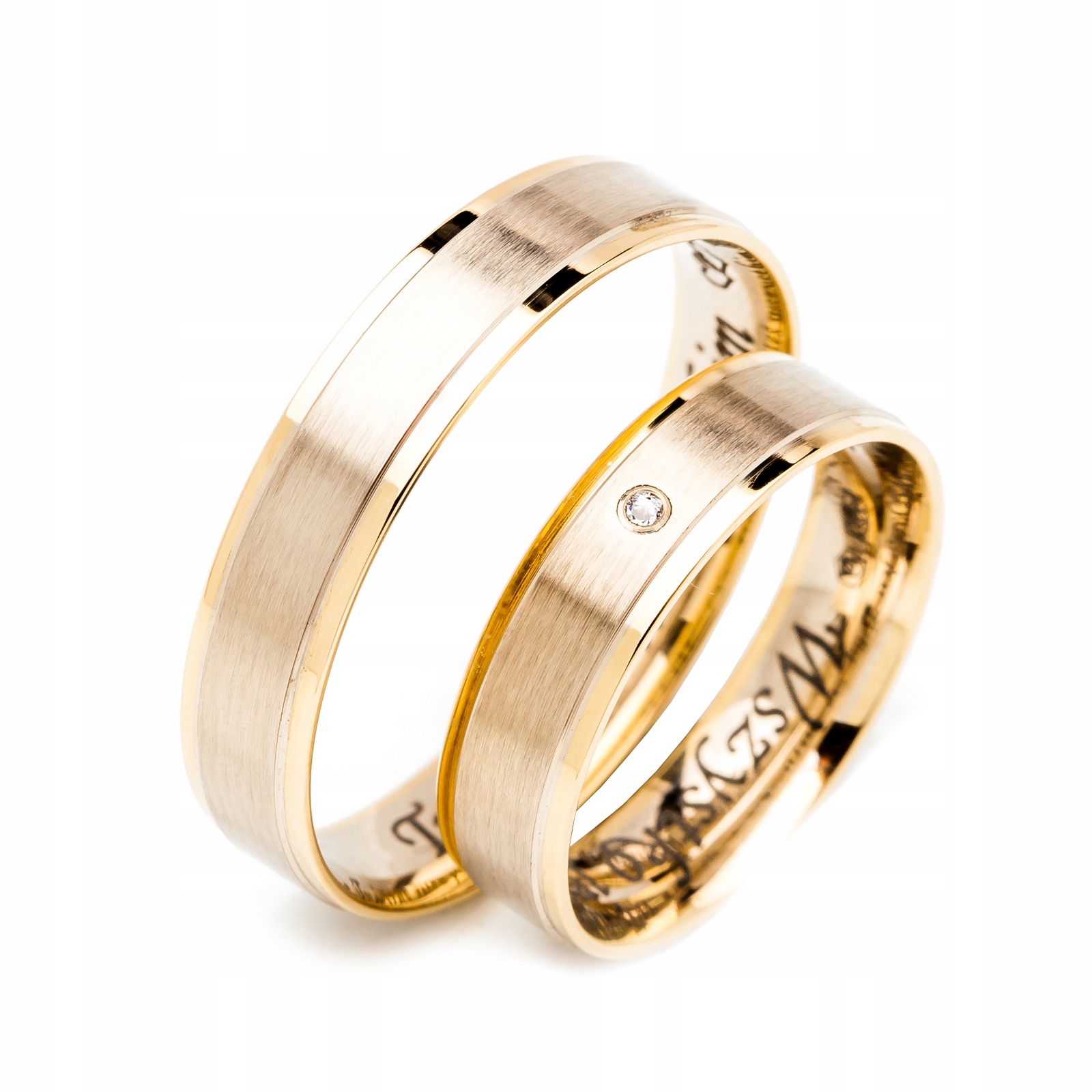 ZLATÉ PRSTENE S diamantmi 1,50 mm id OE-86D