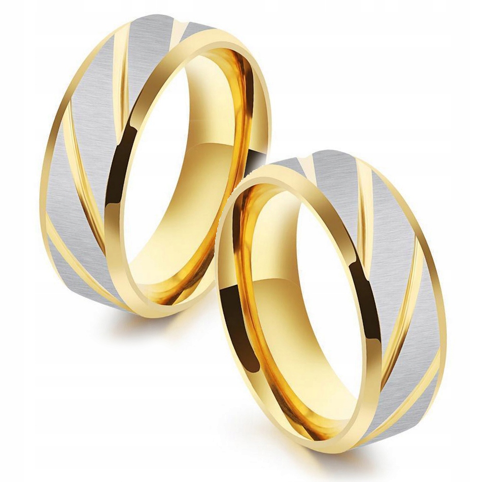 LINE GOLD SILVER SVADOBNÉ PRSTENE 316L OCEĽ KO5