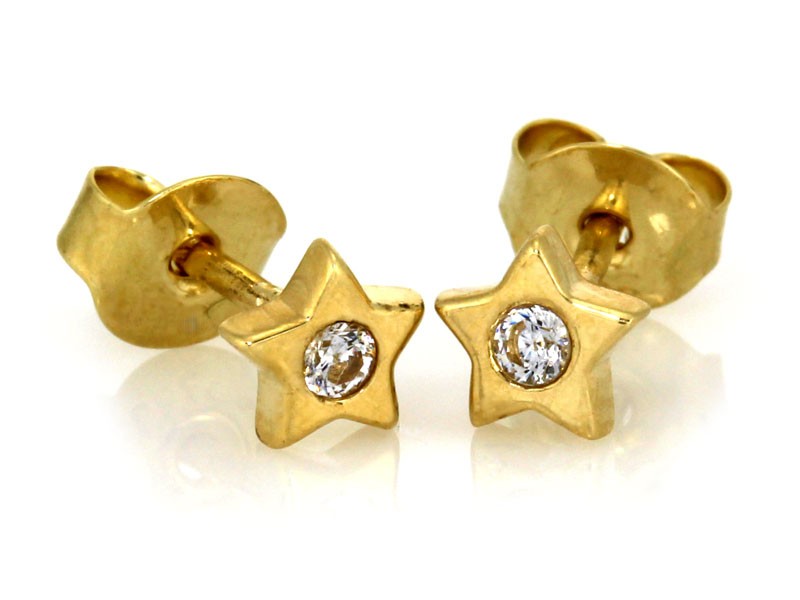 ZLATÉ 333 8K náušnice GOLDEN STAR CELEBRITY