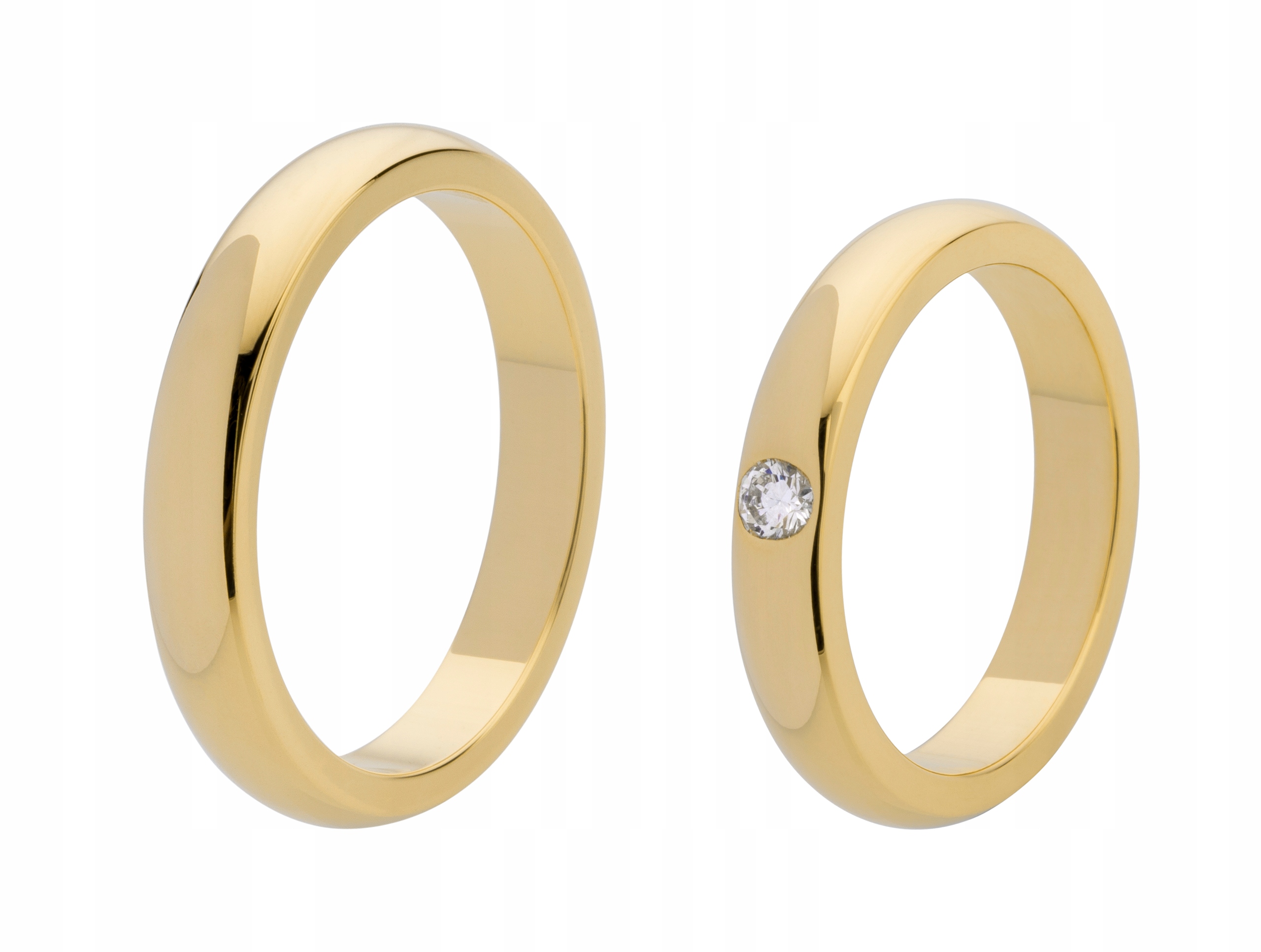 585 ZLATÉ SVADOBNÉ PRSTENE S BRILLIANTOM 0,08ct VS