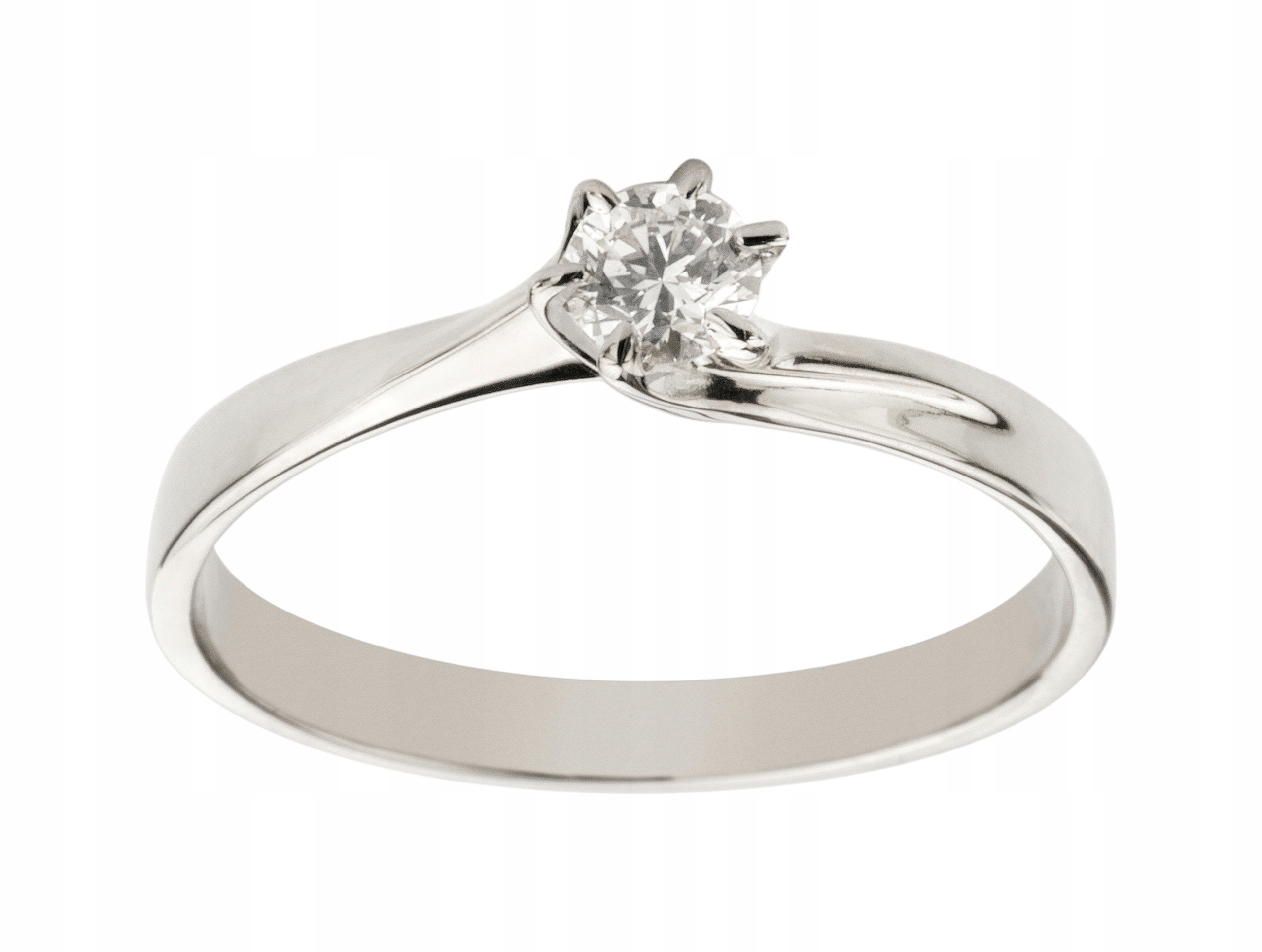 Biele zlato 585 Diamond Ring 0,20Ct