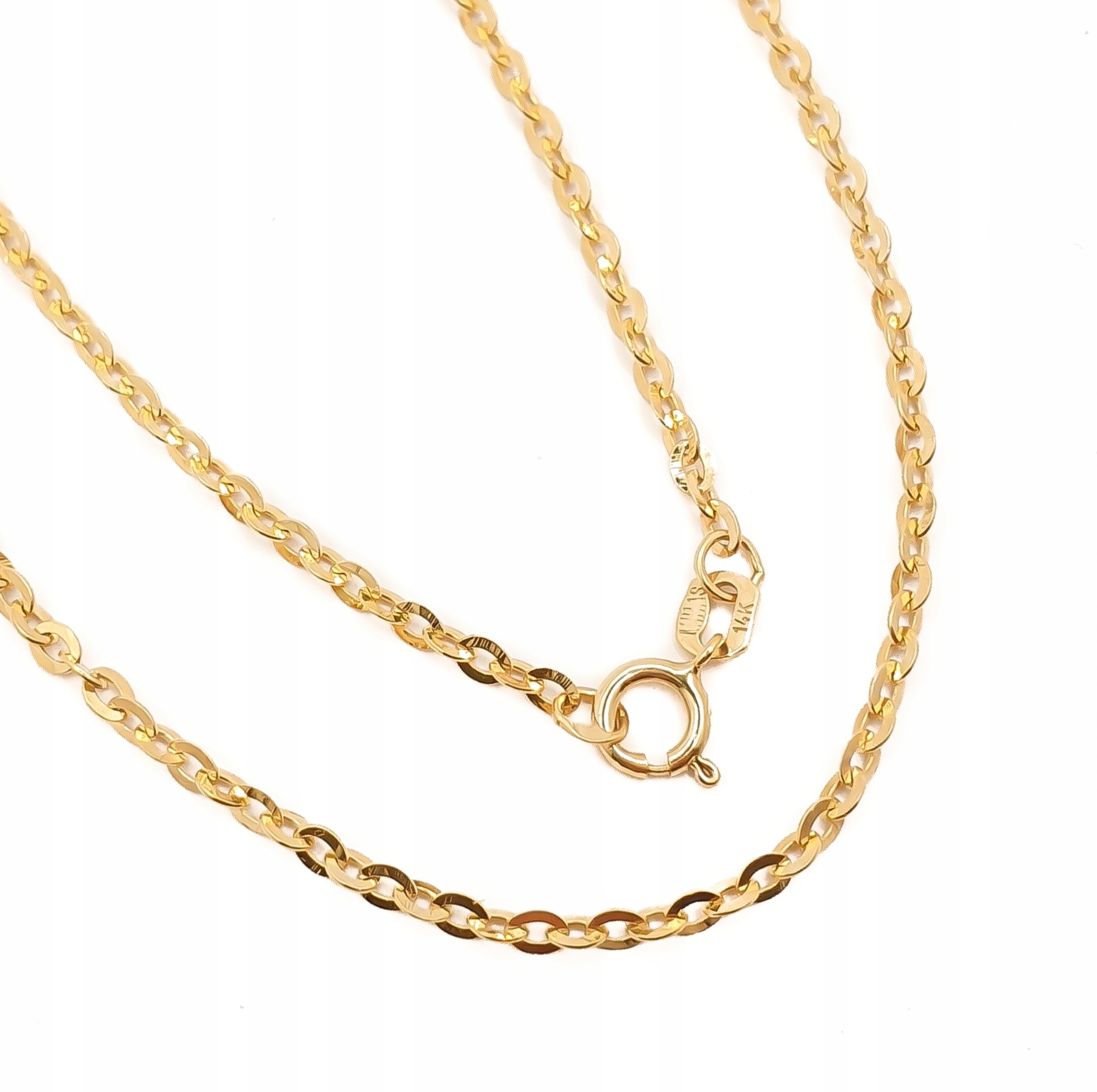 Zlato 14k reťazec 55 cm Ankier