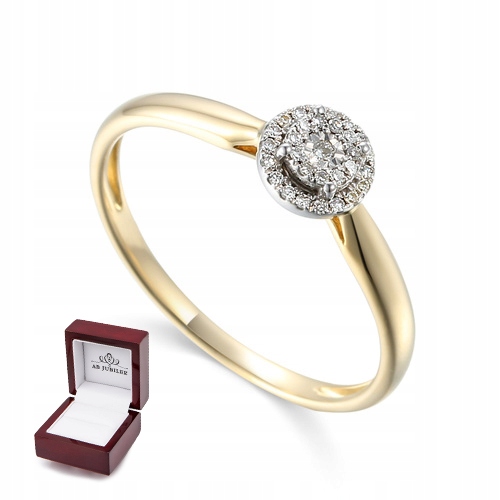 14K ZLATÝ DIAMANTOVÝ KRÚŽOK id R55158