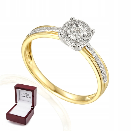 14K ZLATÝ DIAMANTOVÝ KRÚŽOK id R55159