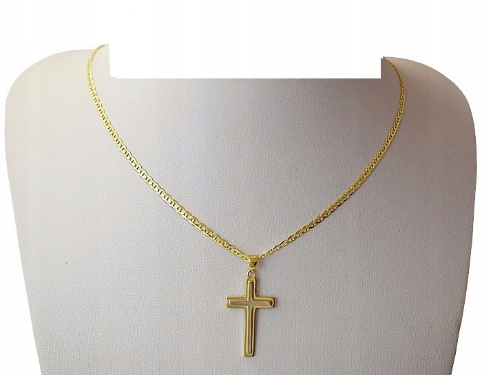 Zlatý exkluzívny reťazec+kríž 333 8 Carat Gold
