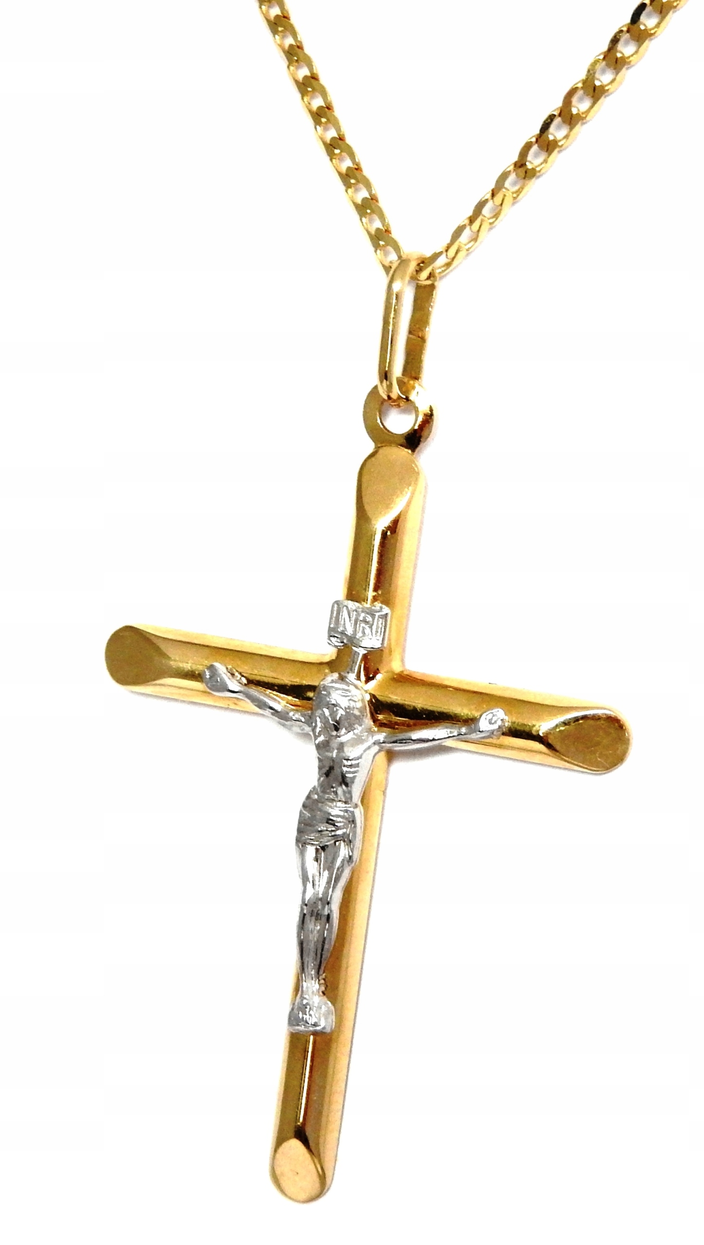 Golden Cross Chain 55 cm 585 Set